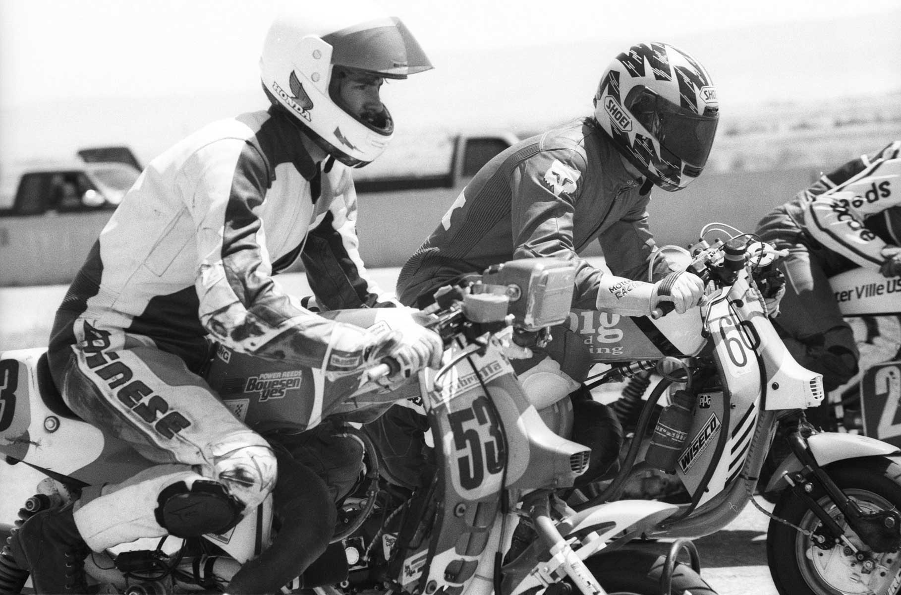 ASRA American Scooter Racing Association Willow Springs starting line Group E