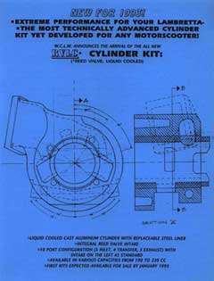 RVLC Cylinder Kit for Lambrettas...