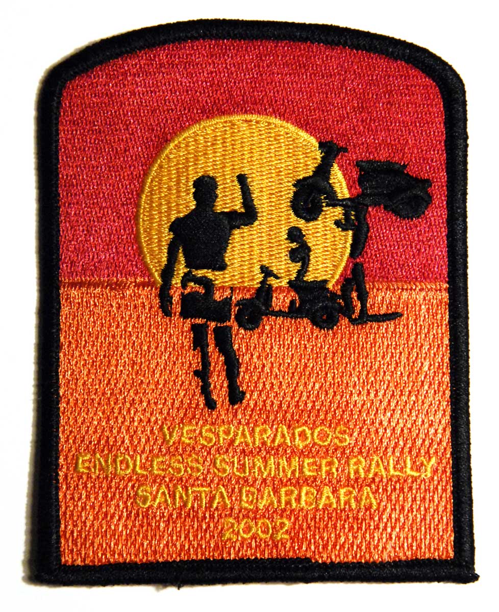 Vesparados Endless Summer Rally Patch from 2002