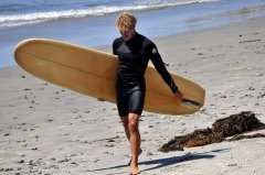 Here's where Nico walks like this with this board under his arm