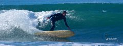 This may be my favorite shot of myself by Jeff. It's December 11, 2018 and I'm on the '67 Surfboards Hawaii V bottom at the Pumphouse at Tourmaline, sliding some serious ass! Man I need to get back on that board again soon!